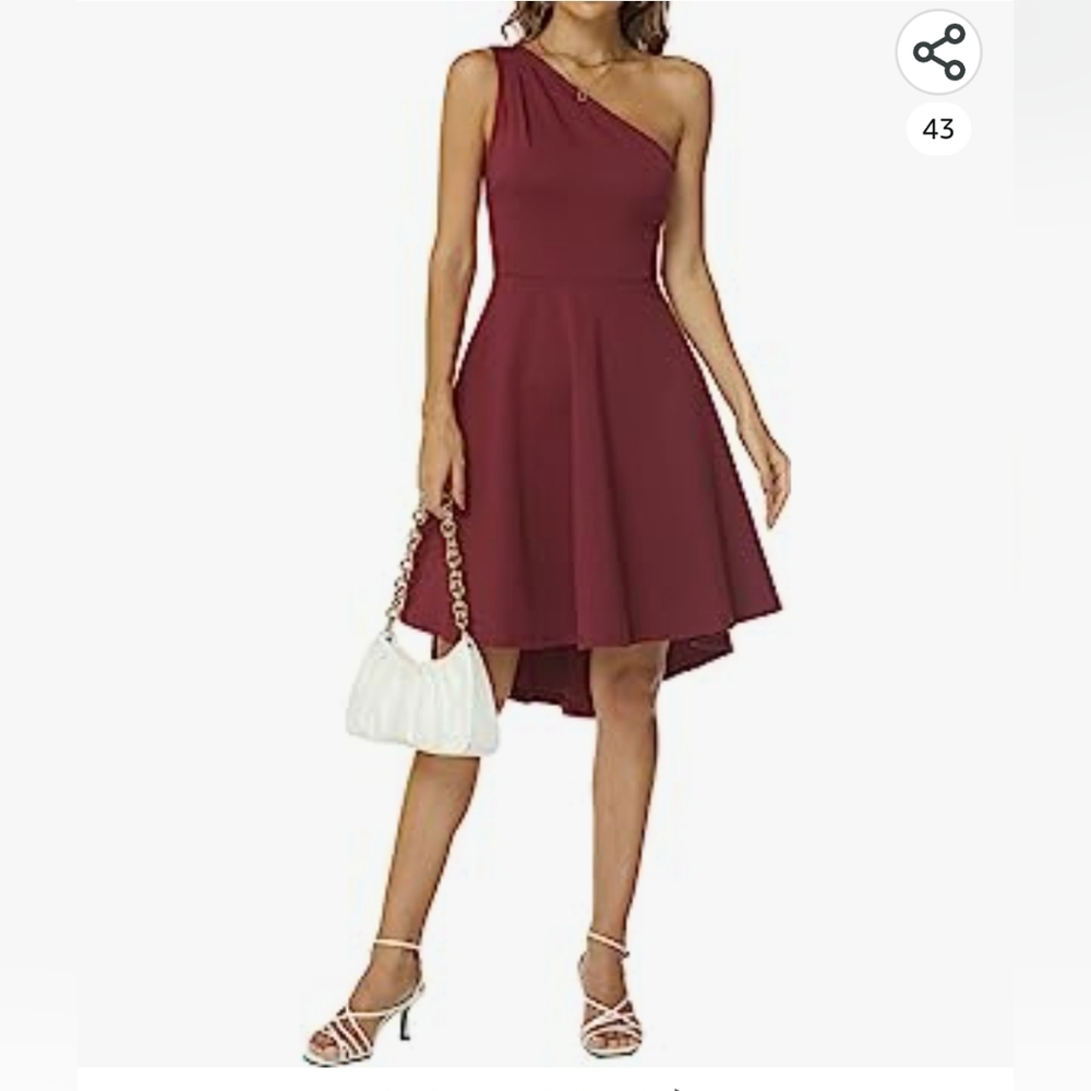 One Shoulder Party Dress